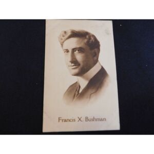 Postcard  Francis X Bushman Original Vintage 1910's Silent Photo Ben Hur Used